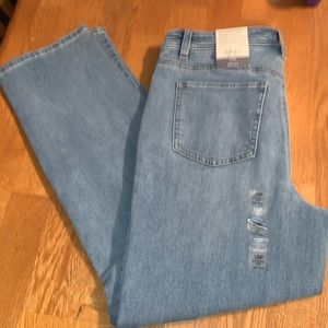 Style and Co distressed jeans
